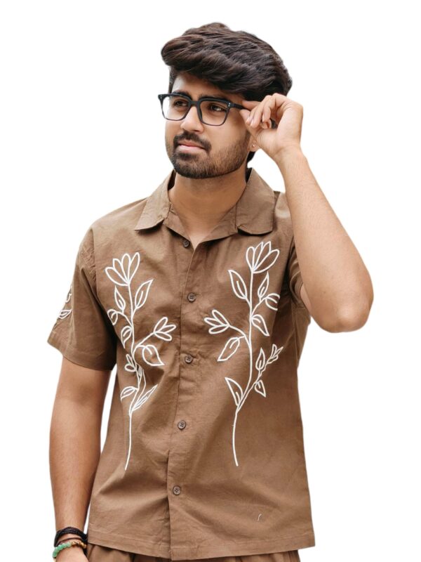 Nafa Nuksan - Fashionable Shirts | Brown - Image 3