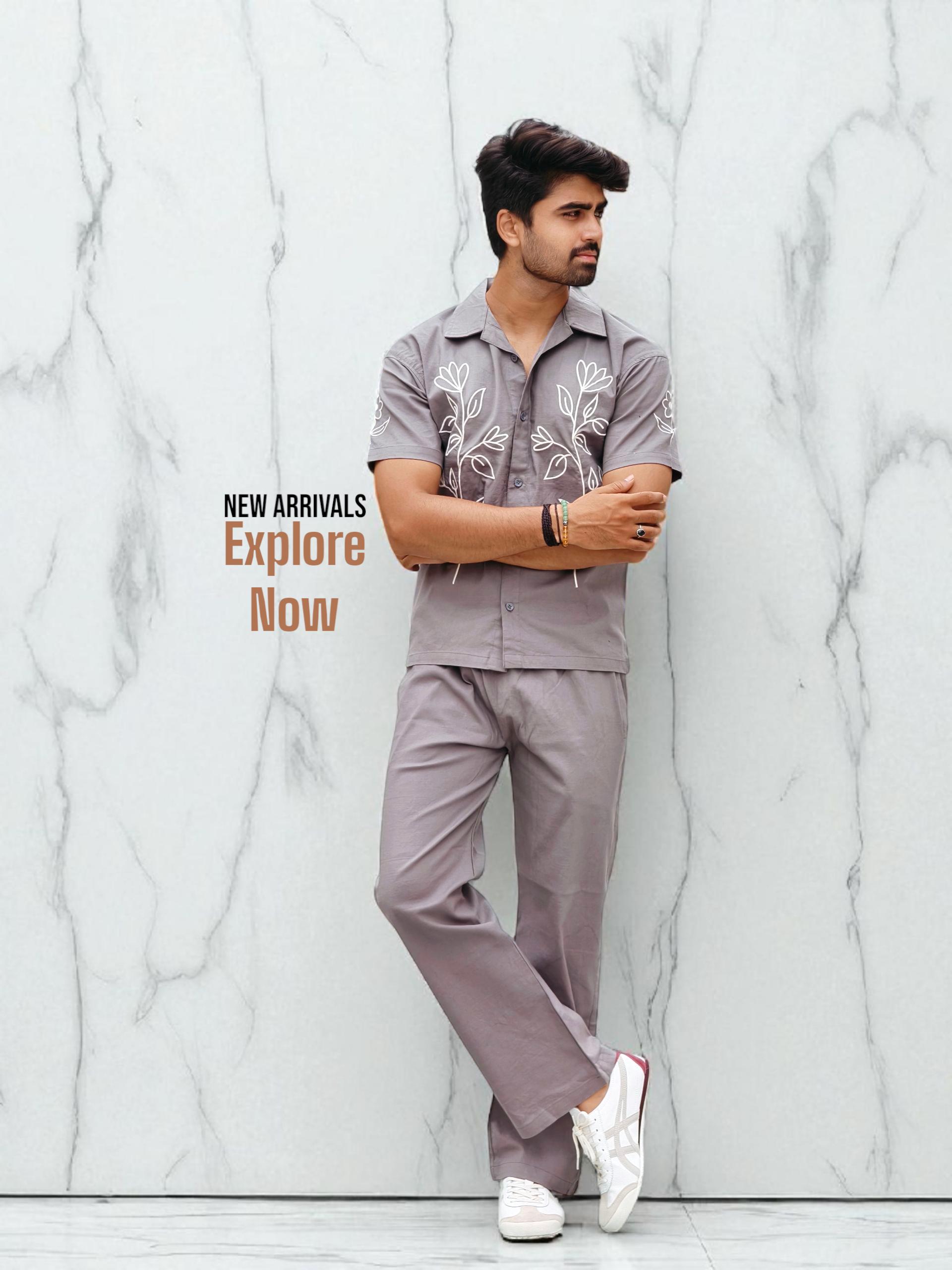 Nafa Nuksan – Fashionable Shirts | Grey