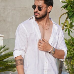 NAFA NUKSAN | Brand New Lenin Shirt - White in Colour