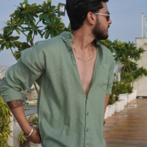 NAFA NUKSAN | Brand New Lenin Shirt – Green in colour